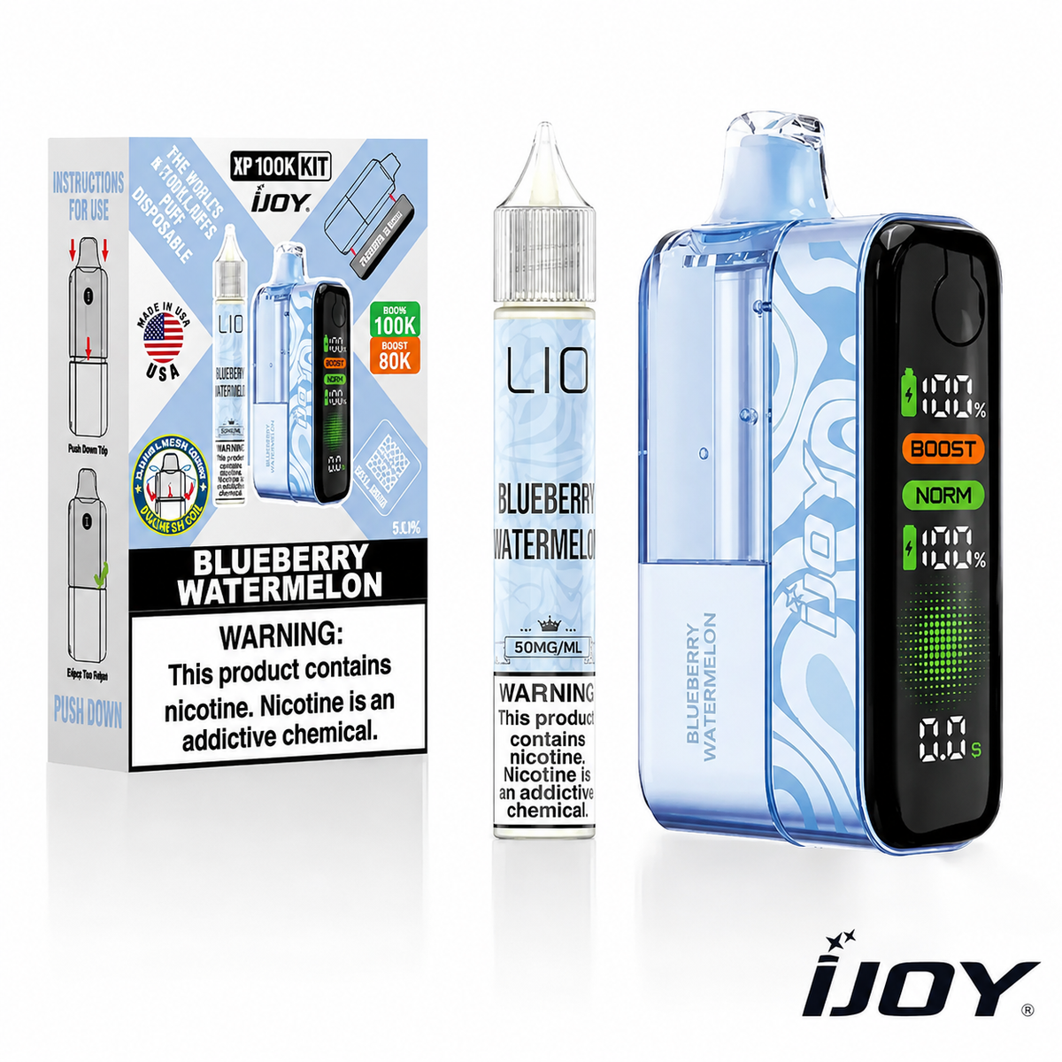 IJOY 100K PUFFS ( RECARGABLE )